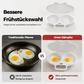 🥚Jetzt 50% Rabatt!⏱️Mikrowellen-Eierkocher – Perfekte pochierte Eier in 2 Min., ohne Öl & spritzfrei – Schnelles, gesundes & sauberes Frühstück🌿