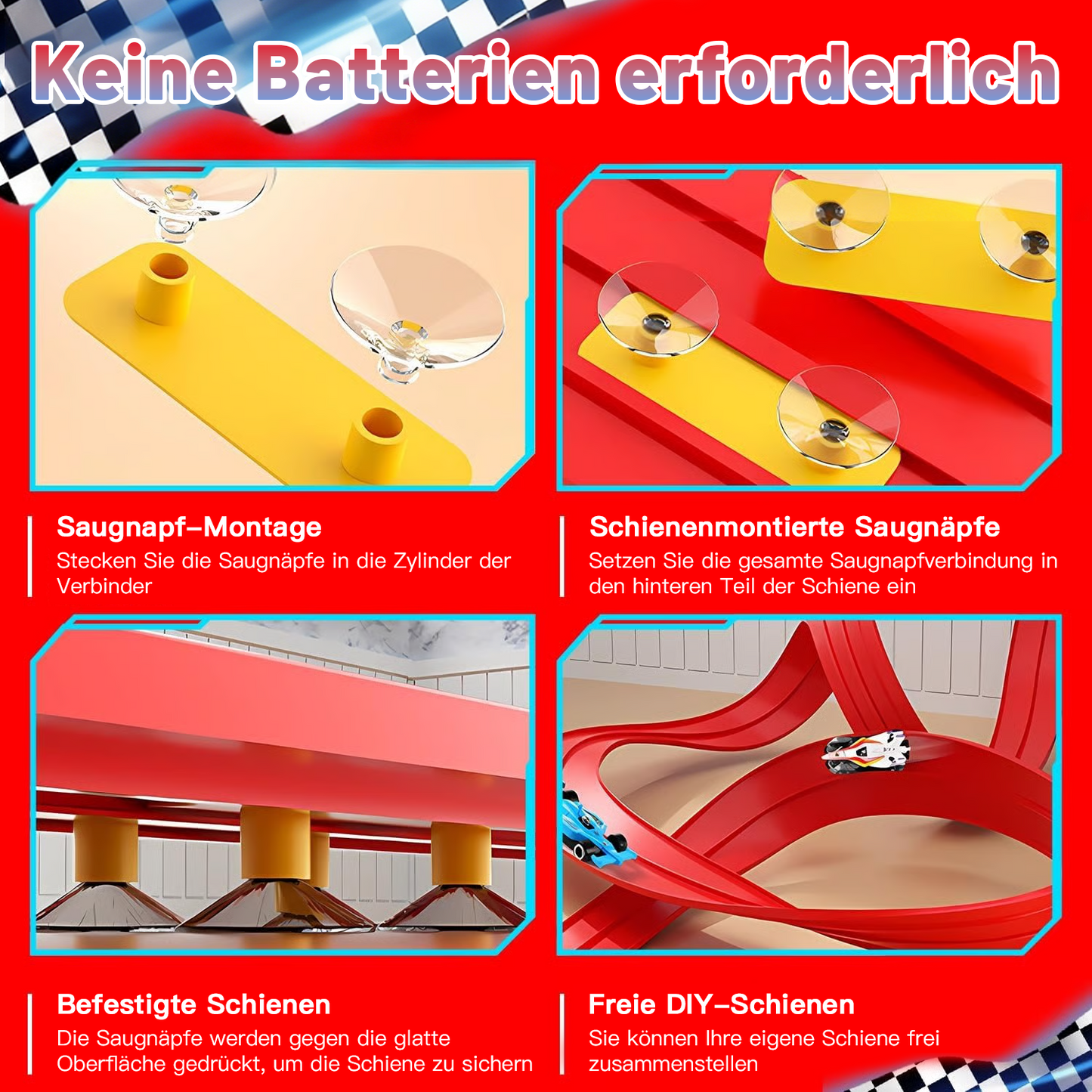 🎁Weihnachtsverkauf 49% Rabatt🎅 DIY Flexibles Rennstrecken-Spielzeug