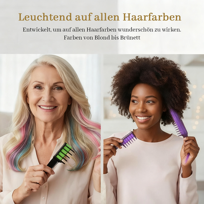 🎅Weihnachtsverkauf 50% Rabatt🔥Festliche Spaß-Haarfarben-Kämme
