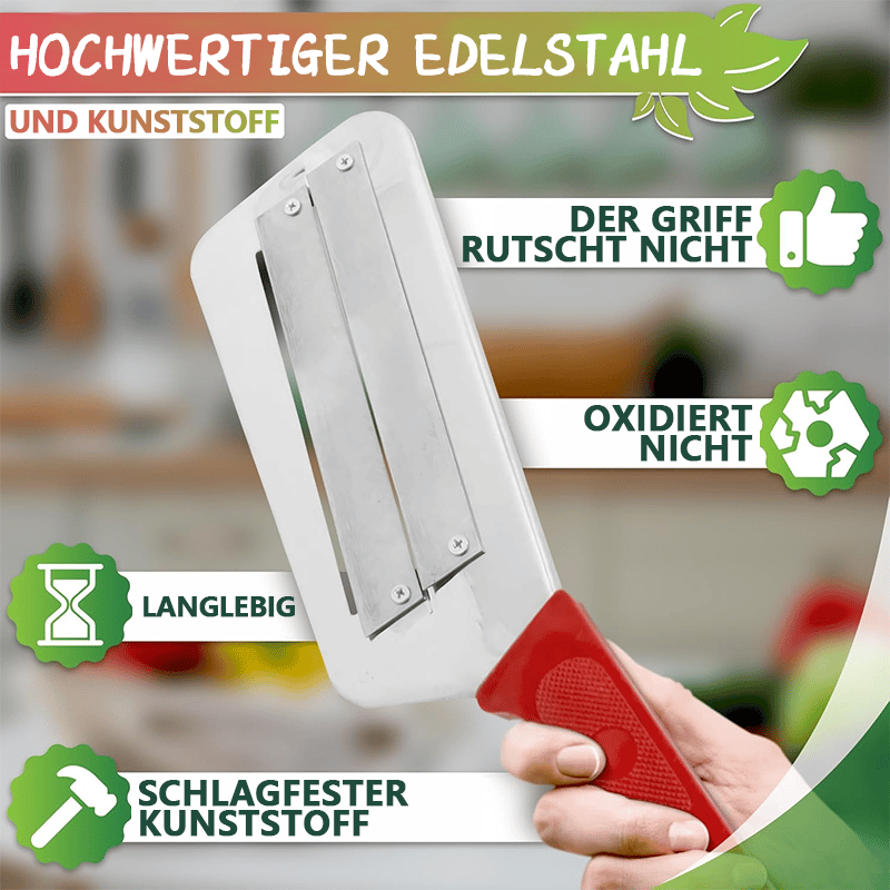 🍳 Edelstahl-Schreddermesser – Sparen Sie Zeit und Energie beim Kochen!⏳