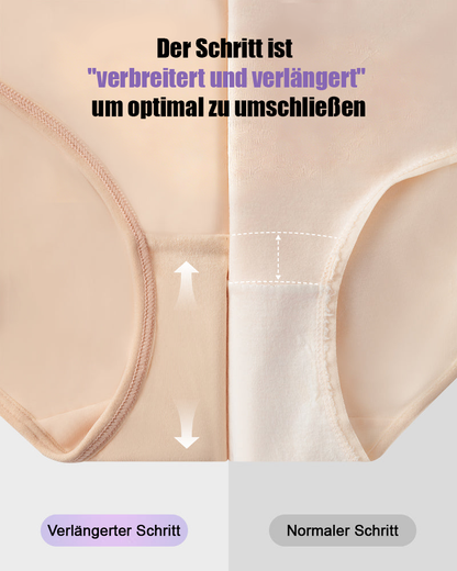 ✨Letzter Tag – Kaufe 1 bekomme 3✨Übergrößen hochgeschnittene Bauchkontroll-Slips mit Kreuz-Design