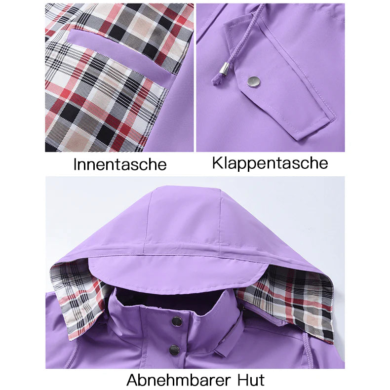 🍁Herbstverkauf 49% RABATT🌧️💧Ultimative wasserdichte Jacke für Damen💖