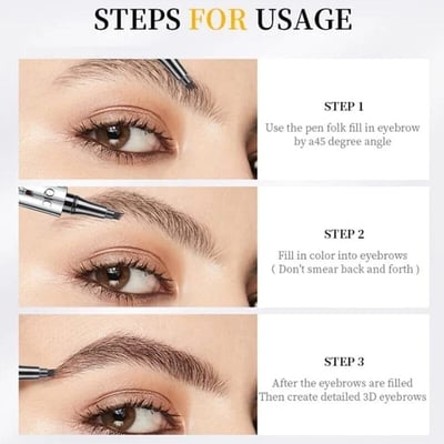 🔥Neujahrsangebot - 55% Rabatt🎉4D Wasserdichter Microblading-Augenbrauenstift🎁Kaufen 1 bekommen 1 gratis
