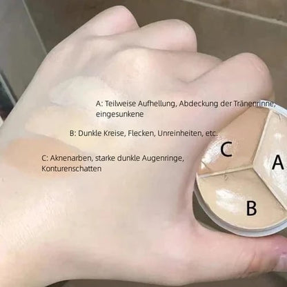 🔥Neujahrsangebot - Kaufen 1 bekommen 1 gratis & 1 Pinsel🎉3-in-1 Concealer Palette
