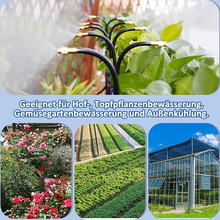 🔥Letzter Tag 49 % Rabatt✨360° Gebogenes Garten-Automatik-Bewässerungssystem