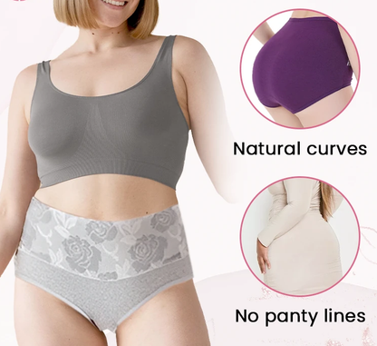✨Kaufen 1 bekommen 3🔥Nahtlose Höschen mit hoher Taille und antibakterieller Bauchkontrolle