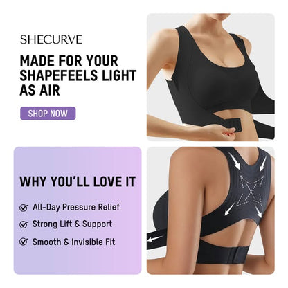 🏆 Last Day Special Price £9.99 ! 💐AlignLift Posture-Perfect Wireless Bra – All-Day Comfort, Breathable & Summer-Ready 💕