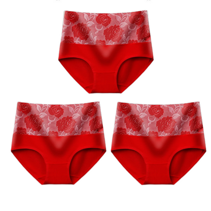✨Kaufen 1 bekommen 3🔥Nahtlose Höschen mit hoher Taille und antibakterieller Bauchkontrolle