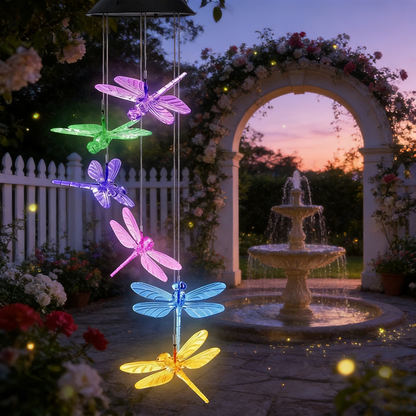 🔥Kostenloser Versand & 50 % Rabatt🔥🦋 Verschönern Sie Ihren Garten – ✨Kreative Solar-Windspiele mit Vogeldesign