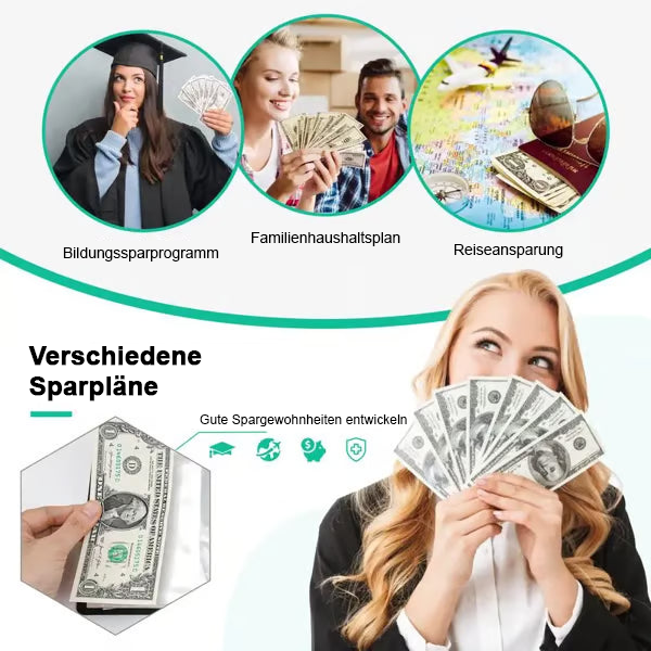 🔥Letzter Tag – nur noch €8,99!⚡50K+ verkauft!💝Spartipps-Buch mit Umschlägen💸