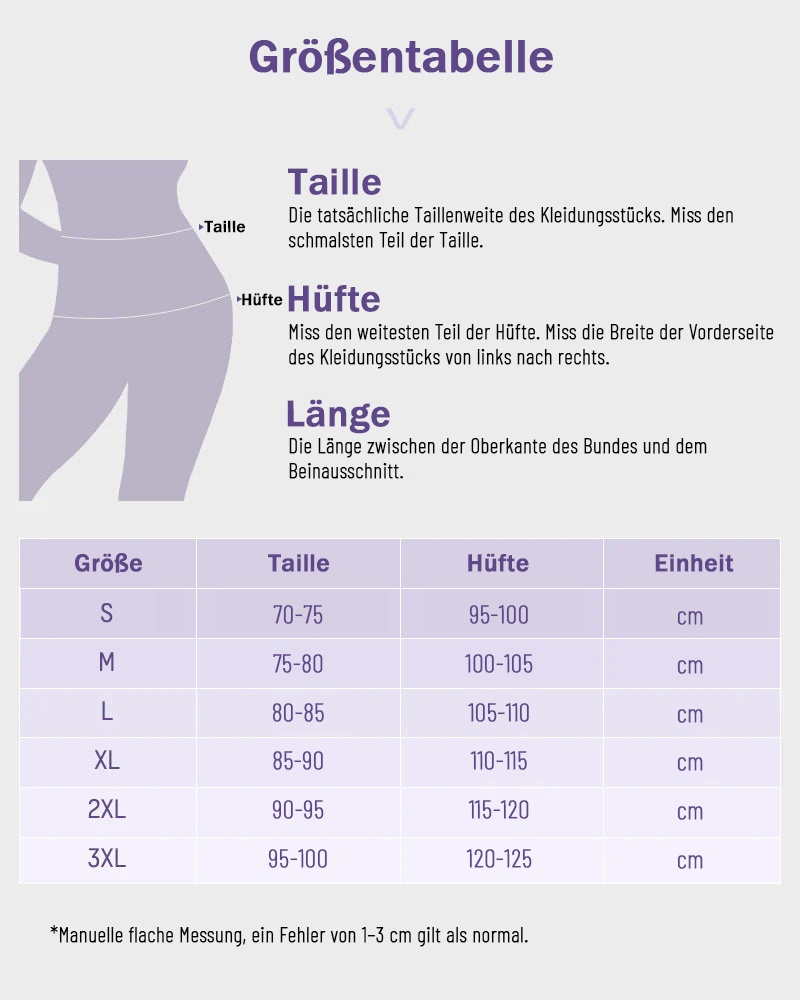 ✨Letzter Tag – Kaufe 1 bekomme 3✨Übergrößen hochgeschnittene Bauchkontroll-Slips mit Kreuz-Design