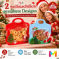 🎄Letzter Tag Sale 50% Rabatt!!🎁Festliche Selbstverschluss-Leckereienbeutel | Wiederverschließbar, lebensmittelecht & perfekt für Kekse, Pralinen & kleine Geschenke🎅⛄