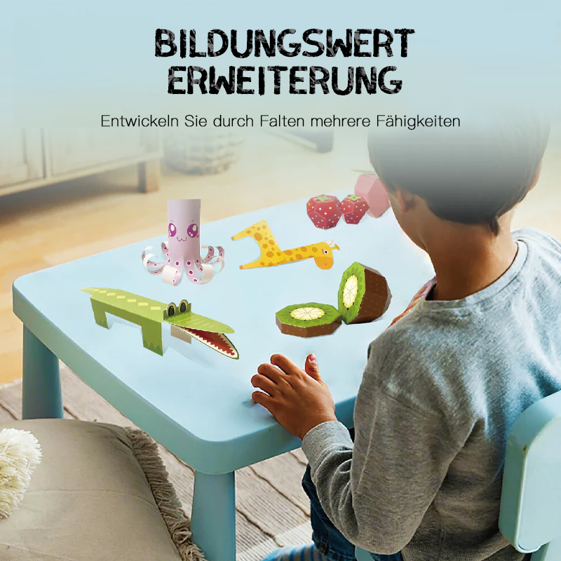 🔥Sommerferien-Rabattaktion 50% RABATT🔥3D-Handgemachtes Origami-Buch