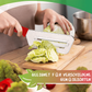 🍳 Edelstahl-Schreddermesser – Sparen Sie Zeit und Energie beim Kochen!⏳