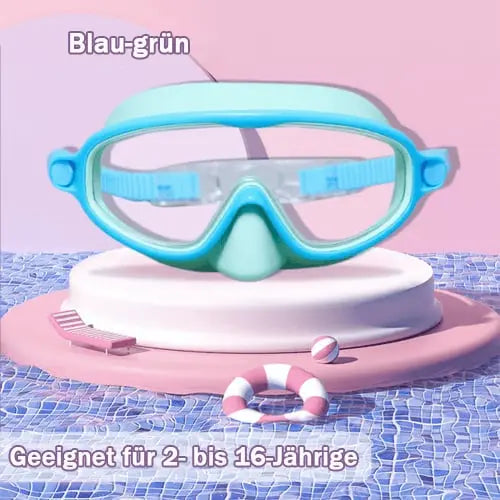 🔥Kostenloser Versand & 50 % Rabatt🔥HD-Schwimmbrille für Kinder 3-18 Jahre  mit großem Rahmen, wasserdicht und beschlagfrei