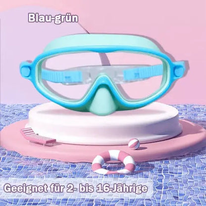 🔥Kostenloser Versand & 50 % Rabatt🔥HD-Schwimmbrille für Kinder 3-18 Jahre  mit großem Rahmen, wasserdicht und beschlagfrei