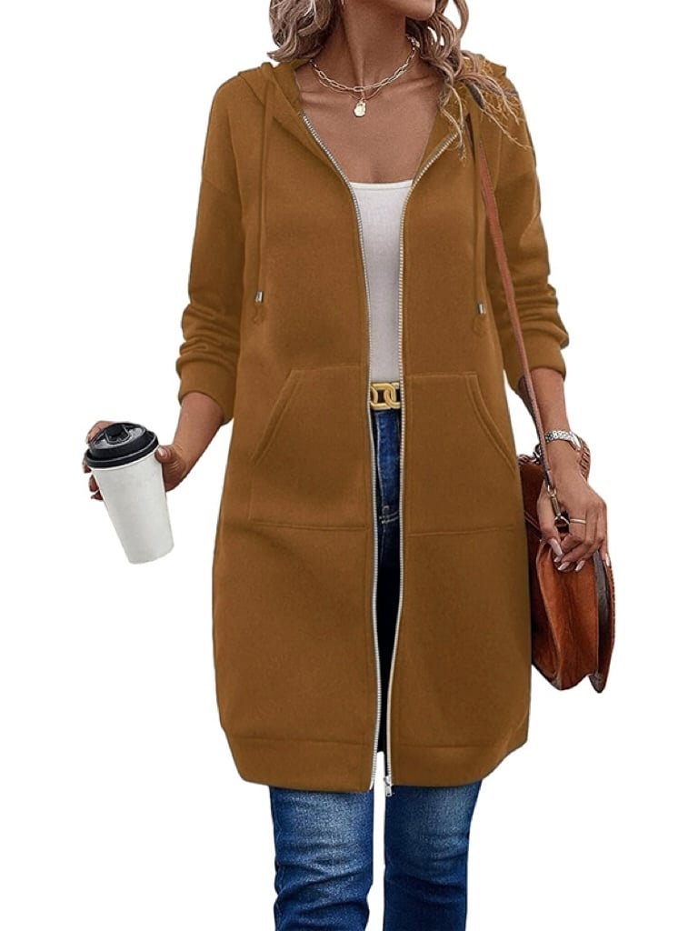 🥳 Diese Woche Sonderpreis €15,99!!🔥Damen Freizeit-Fleece-Hoodies mit Reißverschluss
