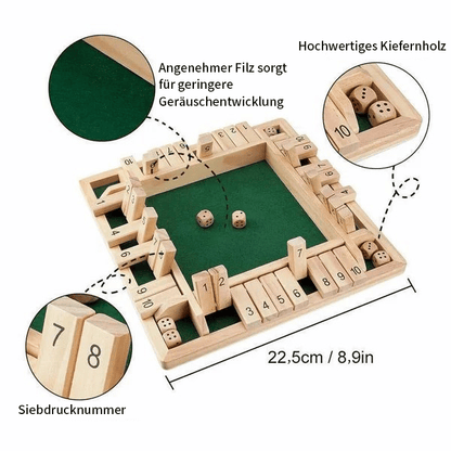 🎅Weihnachtsangebot 50% Rabatt🔥LUSTIGE FAMILIENSPIELE - Shut-The-Box Brettspiel🎲