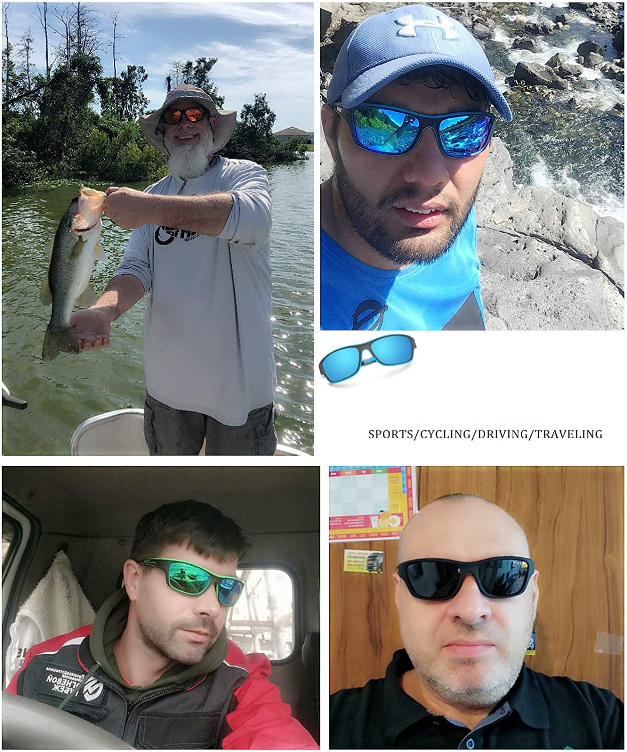 ⏰50% RABATT Noch 3 Tage⏰2025 Herren Outdoor-Sport-Sonnenbrille mit blendfreien, polarisierten Gläsern
