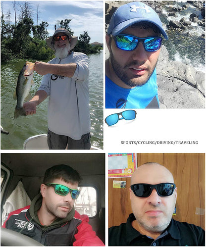 ⏰50% RABATT Noch 3 Tage⏰2025 Herren Outdoor-Sport-Sonnenbrille mit blendfreien, polarisierten Gläsern