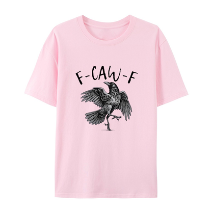 ✨Überraschungspreis: Nur €13,99✨Humorvolles T-Shirt mit Krähen-Grafik – Sagen Sie es mit einem "Caw"!