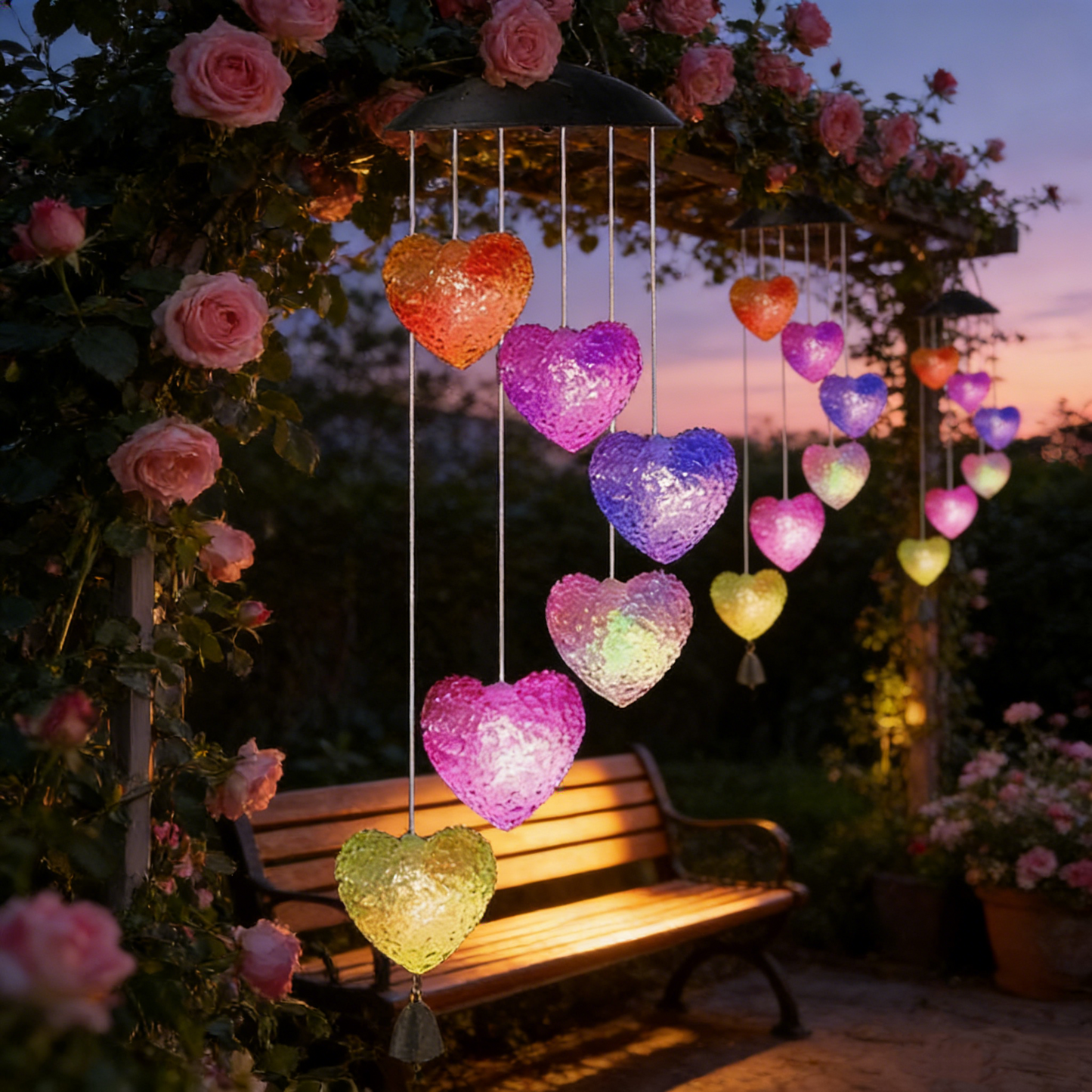 🔥Kostenloser Versand & 50 % Rabatt🔥🦋 Verschönern Sie Ihren Garten – ✨Kreative Solar-Windspiele mit Vogeldesign