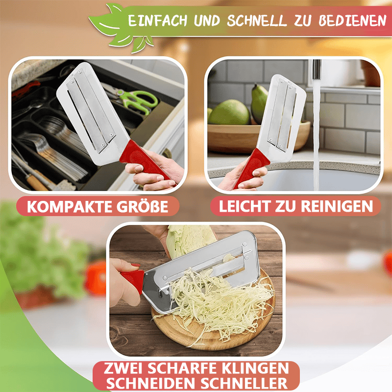 🍳 Edelstahl-Schreddermesser – Sparen Sie Zeit und Energie beim Kochen!⏳
