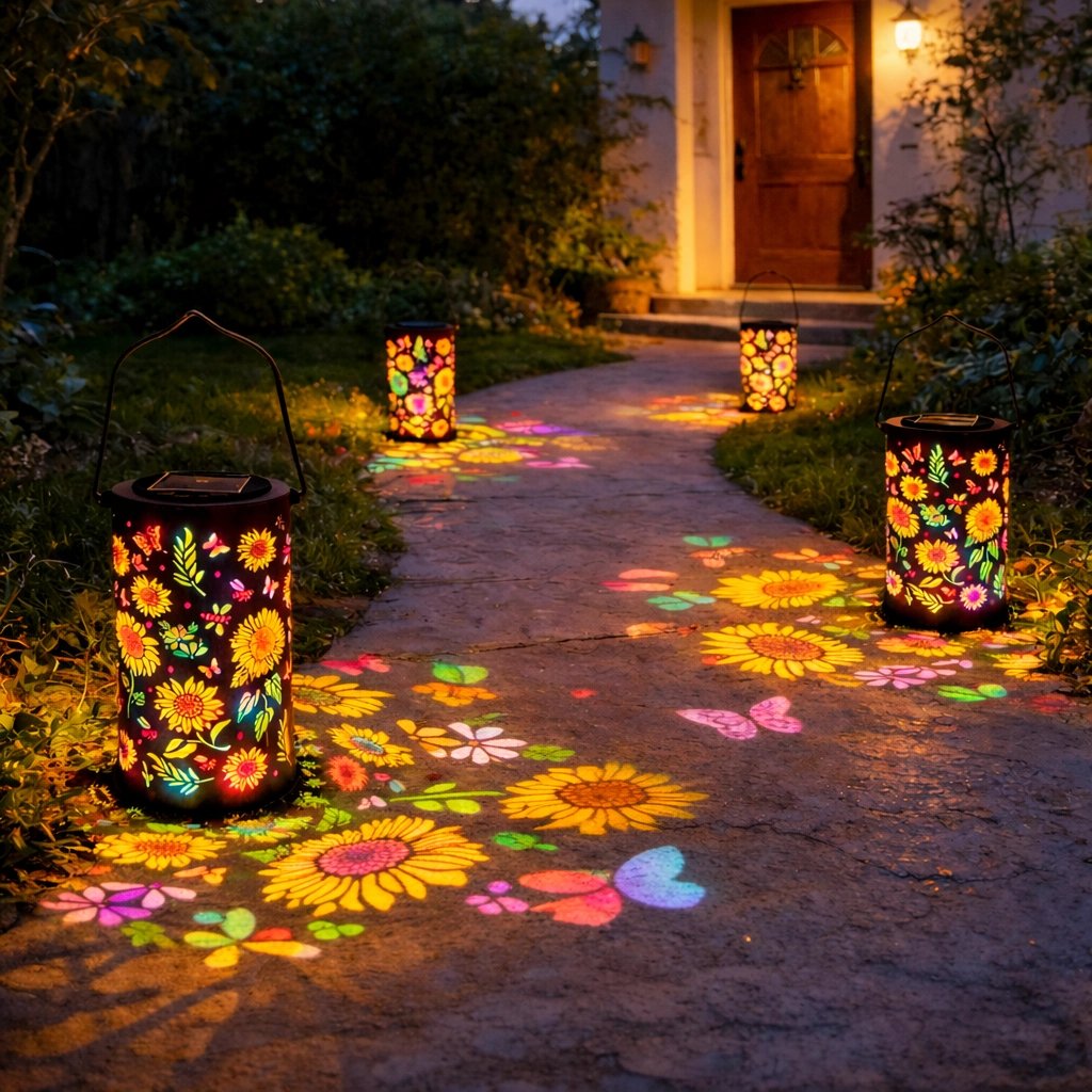 💐 Frühlingstag-Verkauf ⚡50K+ verkauft!🌻Bunte Sonnenblumen-Leuchte, solarbetriebene Gartenlaterne🌞