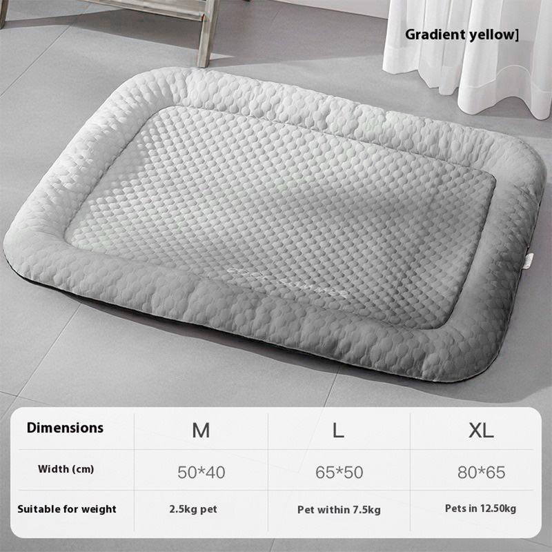 🔥Kostenloser Versand & 50 % Rabatt🔥 Pawchill™ Kühlmatte für Hunde & Katzen 🐾  Ice-Silk – natürlich kühl, atmungsaktiv & waschbar 🌿  Für Zuhause, Sofa & Auto • Mehrere Größen • Farbverlauf ☀️🐶🐱