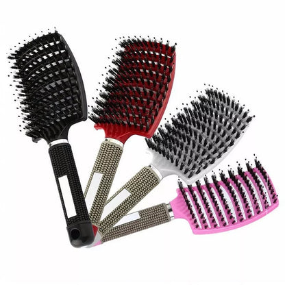 🎅Weihnachtsangebot 60% Rabatt - Detangler Borsten-Nylon-Haarbürste🎁Kaufen 3 Bezahlen 2