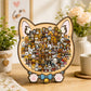 🎅Weihnachtsverkauf 50% Rabatt🐱135-Stk. Morandi-farbiges Katzenpuzzle aus Holz🎁