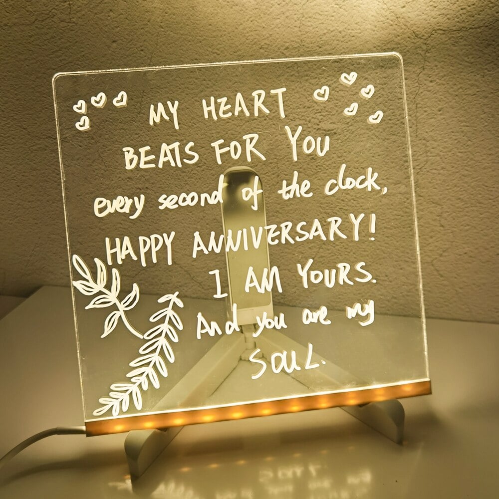 🎅Weihnachtsangebot 49% Rabatt🎨LED-Notiztafel🎁Kaufen 1, erhalten 7 Farbstifte gratis dazu