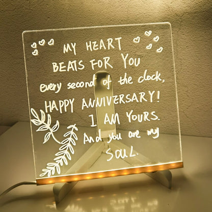 🎅Weihnachtsangebot 49% Rabatt🎨LED-Notiztafel🎁Kaufen 1, erhalten 7 Farbstifte gratis dazu