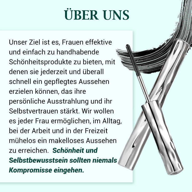 🎁Letzter Tag – Kaufe 1 bekomme 1 gratis⏰Ultimative wasserfeste & schweißfeste Mascara für Länge und Schwung💦
