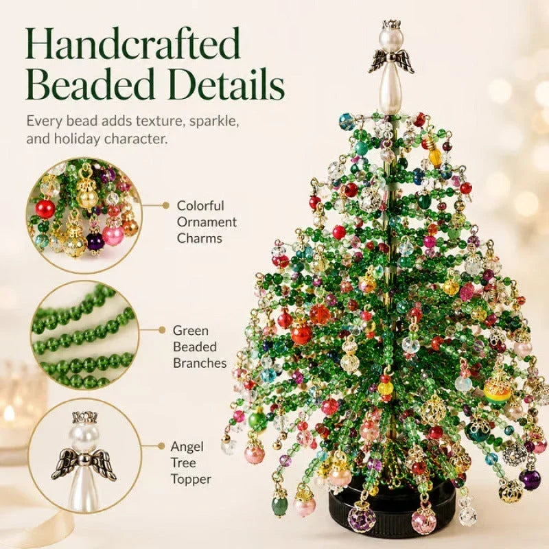 🎄✨ DIY-Set für den Weihnachtsbaum mit Perlen – 🎅 Gestalte deine eigene funkelnde Weihnachtsdekoration