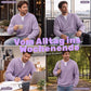 ⏳ Letzter Tag 60 % Rabatt!! 📢Waffel-T-Shirt mit Lagenlook und Komfort