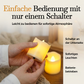 💥Letzter Tag 50% Rabatt⚡50K+ verkauft!🔥Warme, flackernde flammenlose LED-Kerzen