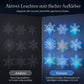 🥳2026 Hot Sale 💞50K+ verkauft!💥50% Rabatt!❄️Leuchtende Schneeflocken-Nachtlicht-Wandsticker
