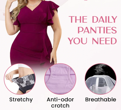 ✨Kaufen 1 bekommen 3🔥Nahtlose Höschen mit hoher Taille und antibakterieller Bauchkontrolle