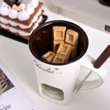 🎄Weihnachtsverkauf 50% Rabatt🍫Handgefertigte Schokoladenschmelztasse🎁Das gemütliche Fondue-Erlebnis