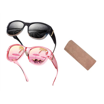 🕶️👓 55% KORTING! Brildragers opgelet: deze oversized zonnebril schuift over je eigen bril en je ziet eruit als een filmster – geen dure clip-on, geen geknipper met lenzen!