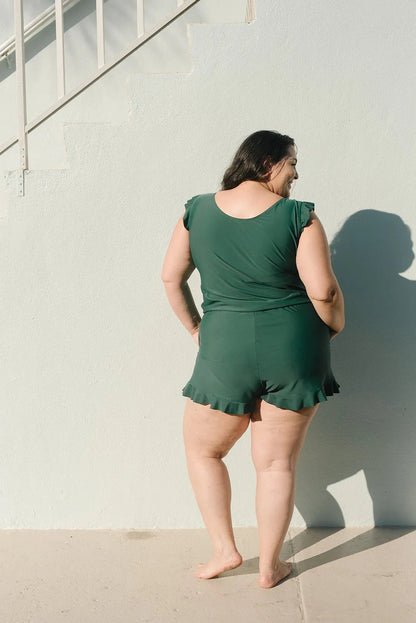 🔥Mother’s Day Promotion 50% OFF🎁Swim Romper Built-in Bra & Shorts with Pockets👙