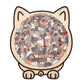🎅Weihnachtsverkauf 50% Rabatt🐱135-Stk. Morandi-farbiges Katzenpuzzle aus Holz🎁