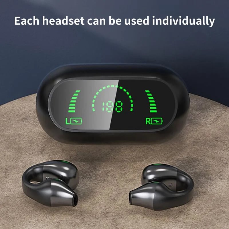 🔥New Year Sale 49% OFF - Wireless Ear Clip Bone Conduction Headphones
