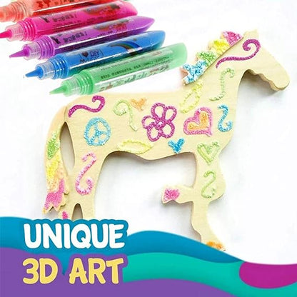 💥 KAUF 2, ERHALTE 1 GRATIS + 50 % RABATT!🥳Magische Popcorn-Stifte mit Blaseneffekt, wärmeaktivierte Popcorn-Stifte, DIY-3D-Kunstmarker für Kinderbastelprojekte