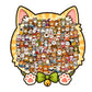 🎅Weihnachtsverkauf 50% Rabatt🐱135-Stk. Morandi-farbiges Katzenpuzzle aus Holz🎁