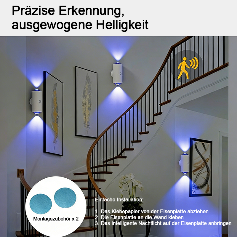 🎁Letzte Woche Sonderpreis €6,99!!⏳Wiederaufladbares Smart-LED-Bewegungssensor-Ambientelicht