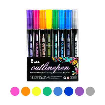 🎅Weihnachtsverkauf 49% Rabatt🎉Farbige Lightstick Graffiti Textmarker-Stifte✨