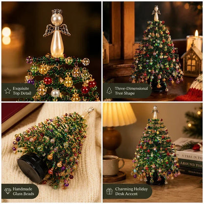 🎄✨ DIY-Set für den Weihnachtsbaum mit Perlen – 🎅 Gestalte deine eigene funkelnde Weihnachtsdekoration