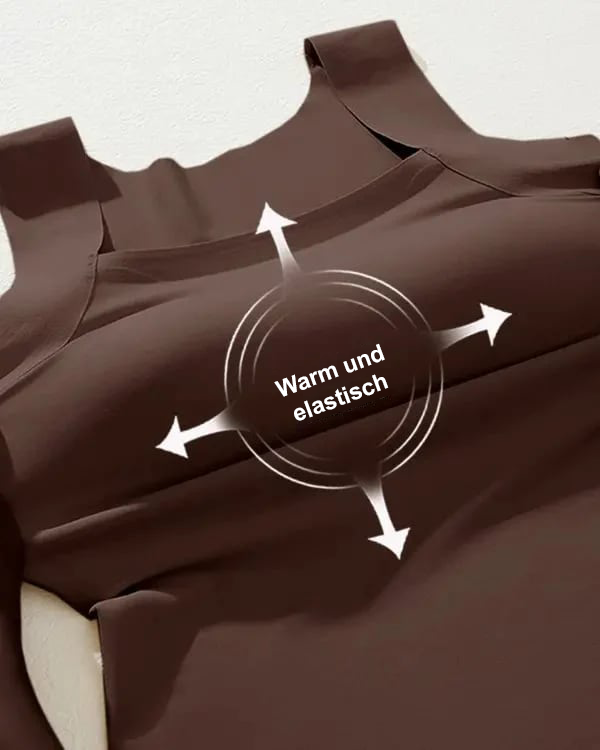 🏆Letzter Tag Sonderpreis €10,99!!💐Damen U-Ausschnitt Thermo-Tanktops mit integriertem BH